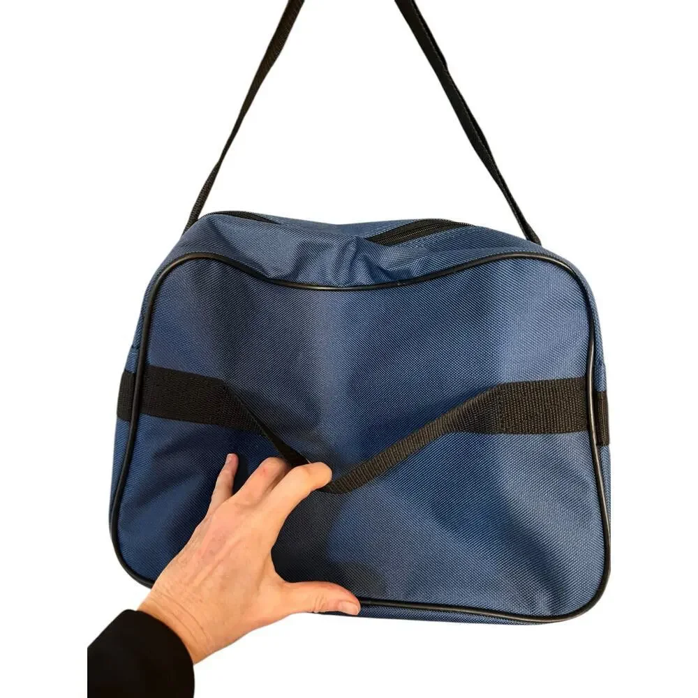 American Tourister Canvas  Royal Blue Travel Carry On Bag Luggage Lightweight
